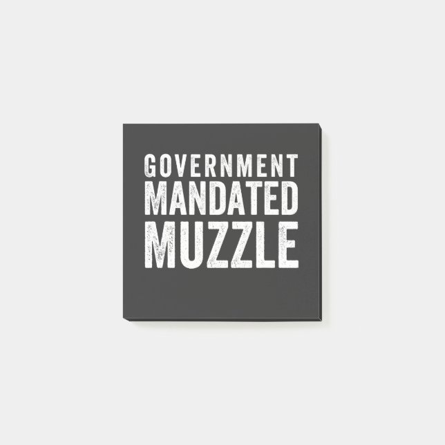 Notas Post-it® Rompecabezas mandado por el gobierno (Anverso)