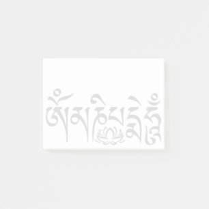 Notas Post-it® Ronquido de OM Mani Padme