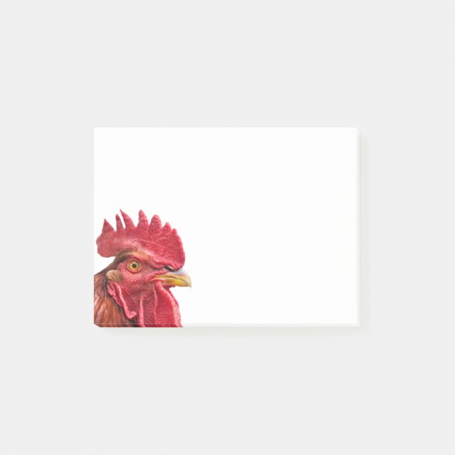 Notas Post-it® Rooster Face (Anverso)