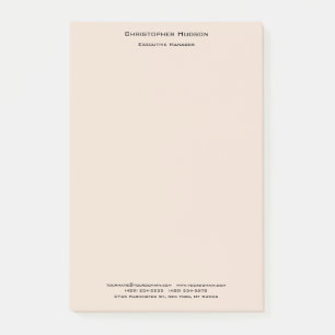 Notas Post-it® Ropa simple Minimalista moderna y profesional