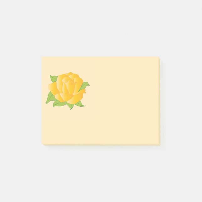 Notas Post-it® Rosa amarillo moderno (Anverso)
