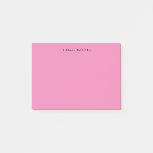 Notas Post-it® Rosa Bonito (Anverso)