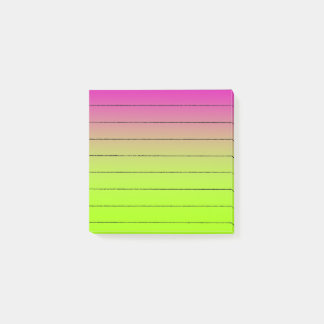Notas Post-it® Rosa brillante y verde
