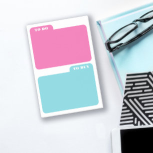 Notas Post-it® Rosa caliente y turquesa para hacer y comprar