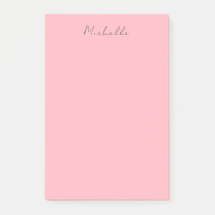 Notas Post-it® Rosa Claro Profesional Escritura Única Clásica