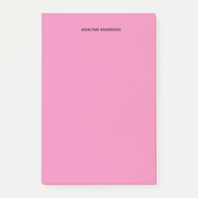 Notas Post-it® Rosa del bonito (Anverso)