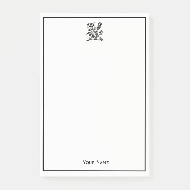 Notas Post-it® Rosa heráldico y escudo de Escudo de armas (Anverso)