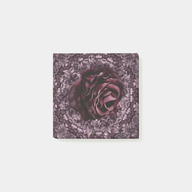 Notas Post-it® Rosa Mandala (Anverso)