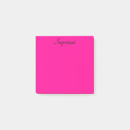 Notas Post-it® Rosa mate