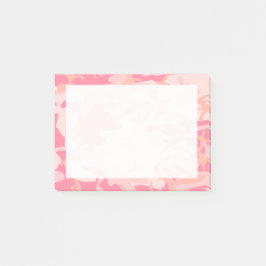 Notas Post-it® Rosa oscuro, rosa claro y camuflaje de melocotón
