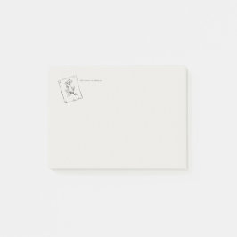 Notas Post-it® Rosa Prensada - Correspondencia Regencia