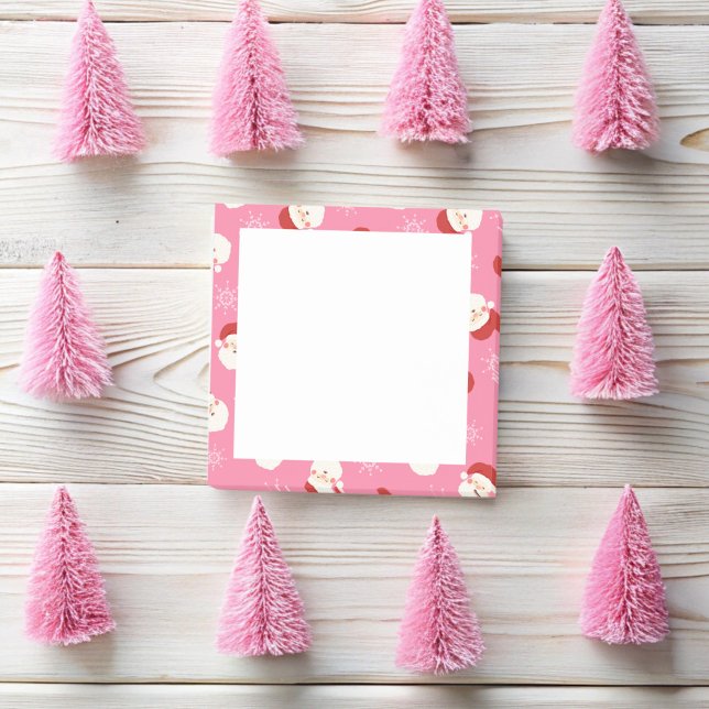 Notas Post-it® Rosa Santa (Pink Santa Post It Notes )