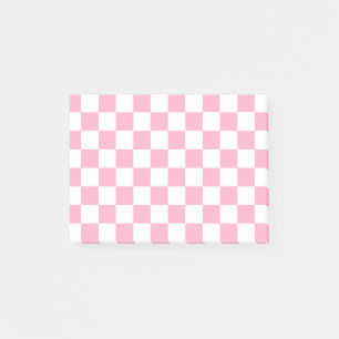 Notas Post-it® Rosa y blanco controlados