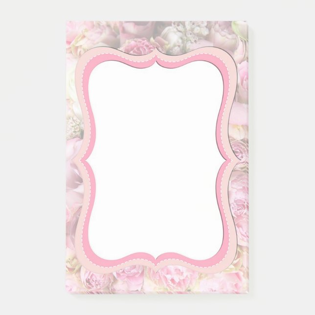 Notas Post-it® Rosas (Anverso)