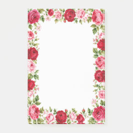 Notas Post-it® Rosas