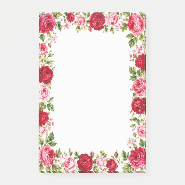Notas Post-it® Rosas (Anverso)