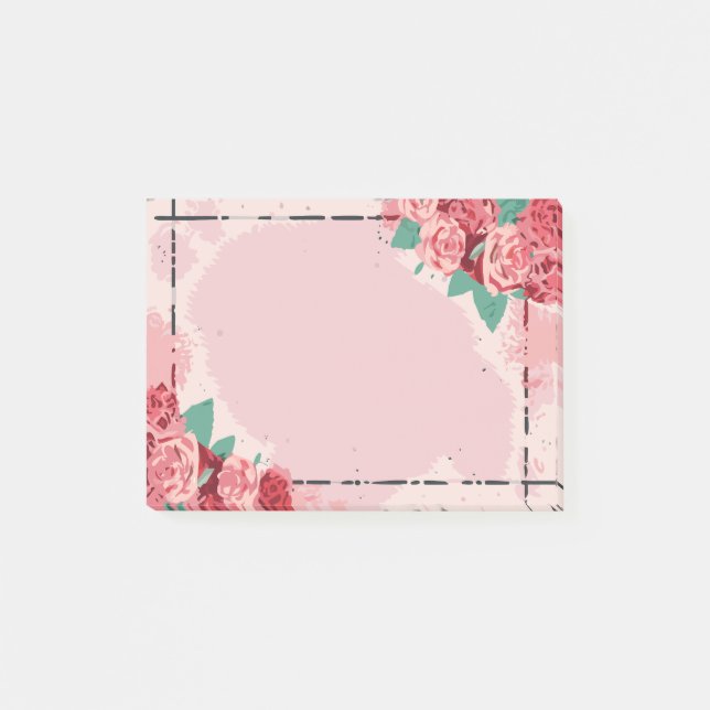 Notas Post-it® Rosas (Anverso)
