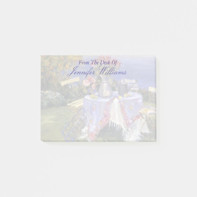 Notas Post-it® Rosas a orillas del mar (Anverso)