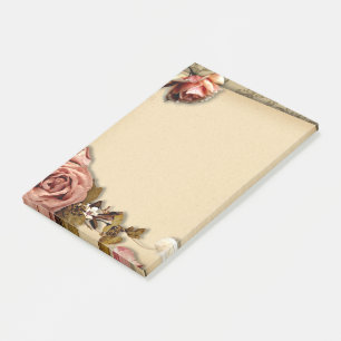 Notas Post-it® Rosas del vintage