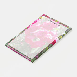 Notas Post-it® Rosas Glamurosas Post It Largas