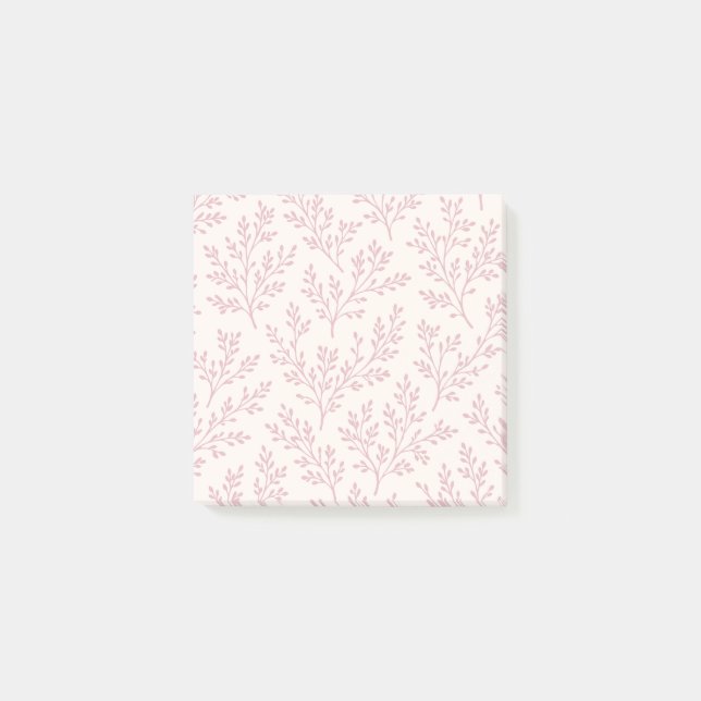 Notas Post-it® Rosas Silenciadas Ramilletes de Bosque - Neutral (Anverso)