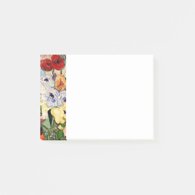 Notas Post-it® Rosas Van Gogh y Anemones (Anverso)