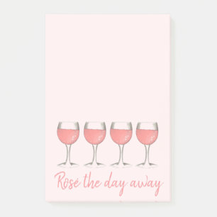 Notas Post-it® Rosé El Día Que Falta Lover De Vino De Rosa