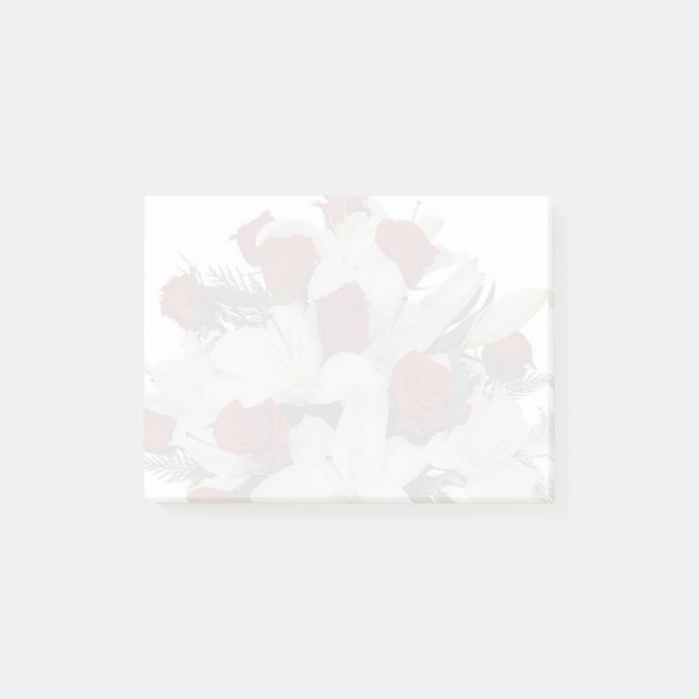 Notas Post-it® Roses rojos (Anverso)