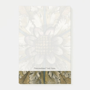 Notas Post-it® Rosetón decorativo de Demask en fondo gris