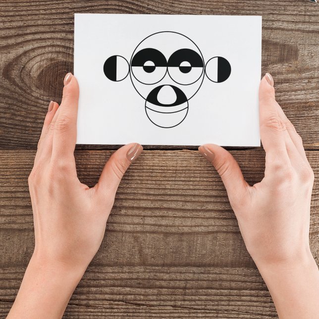 Notas Post-it® Rótulo de mono (Subido por el creador)