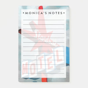 Notas Post-it® Rótulo del motel de Stardust