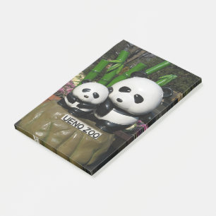 Notas Post-it® Rótulo Ueno Zoo Panda