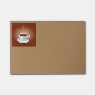 Notas Post-it® Rotura del Poste-él-Nota-Café