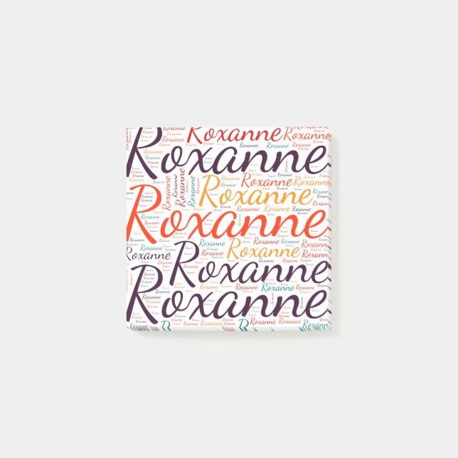 Notas Post-it® Roxanne (Anverso)