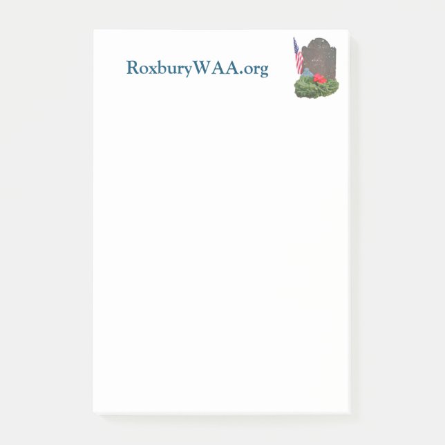 Notas Post-it® RoxburyWAA (Anverso)