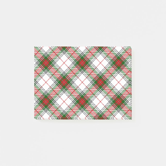 Notas Post-it® Royal Stewart Clan Tartan (Anverso)