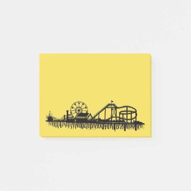 Notas Post-it® Rueda de la fortuna de California Santa Monica CA  (Anverso)