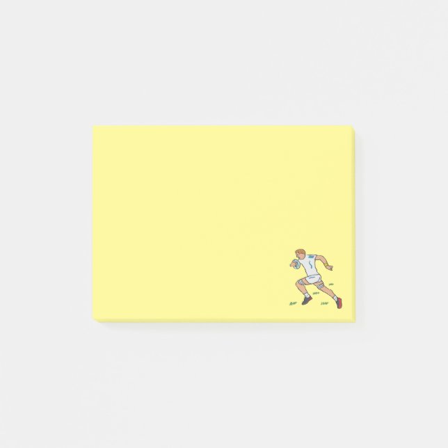 Notas Post-it® Rugby (Anverso)