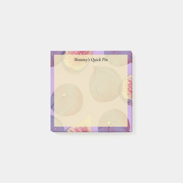 Notas Post-it® Rustic Hand-Painted Purple Fig (Anverso)