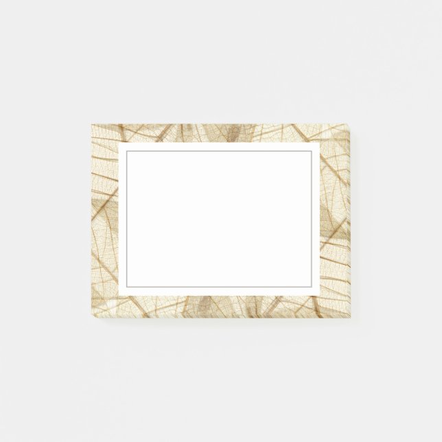 Notas Post-it® Rustic Sheer Cream Lace (Anverso)