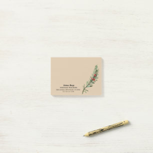 Notas Post-it® Rústica rama de árbol Yew