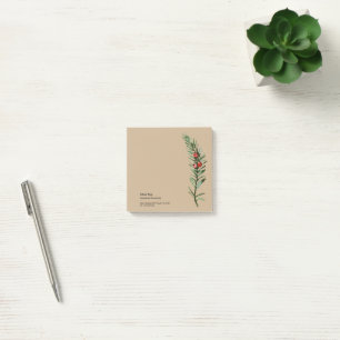 Notas Post-it® Rústica rama de árbol Yew