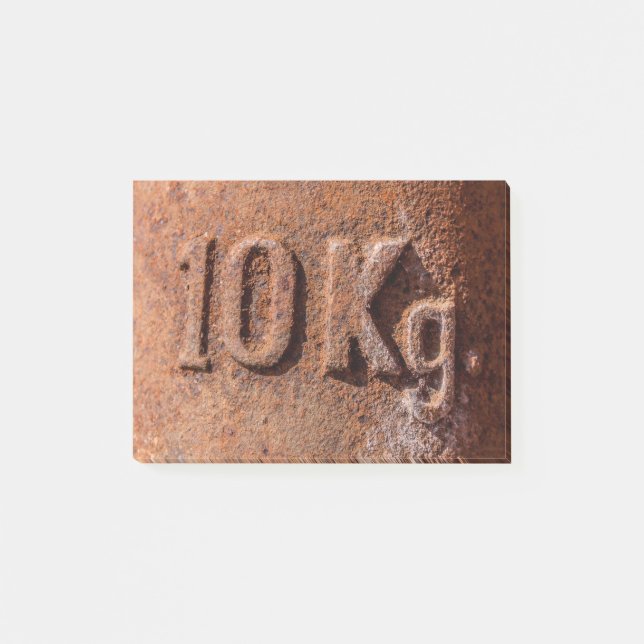 Notas Post-it® Rusty 10 kg (Anverso)
