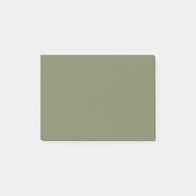 Notas Post-it® Sage Green Color sólido (Anverso)
