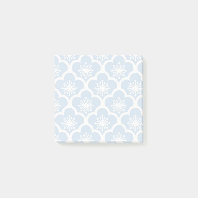 Notas Post-it® Sakura Suave Neutral - Azul Polvo (Anverso)