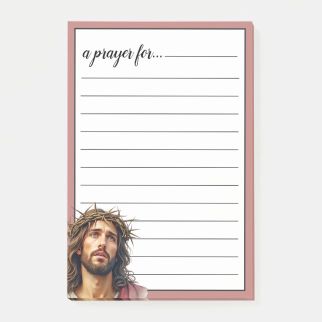 Notas Post-it® Sala de Oración Corona de Espinas Jesús (Anverso)