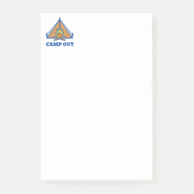 Notas Post-it® Salida de campamento (Anverso)