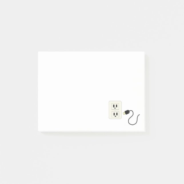 Notas Post-it® Salida eléctrica y cable (Anverso)