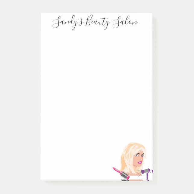 Notas Post-it® Salón de Belleza de Post-it Notes (Anverso)
