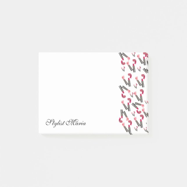 Notas Post-it® Salon, Nail Salon, Stylist, Barber Post it Notes (Anverso)